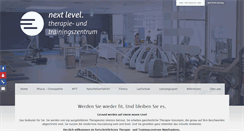 Desktop Screenshot of nextlevelphysio.de