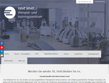 Tablet Screenshot of nextlevelphysio.de